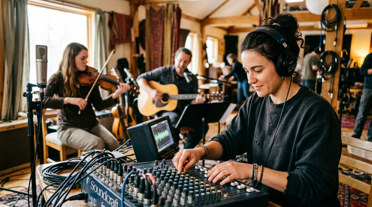 Atelier de mixage et enregistrement sonore solidaire